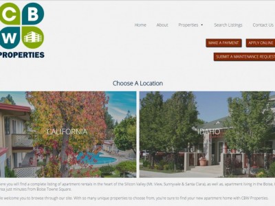 CBW Properties website