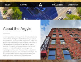 Argyle Website Example