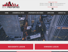 Beal Properties Website Example