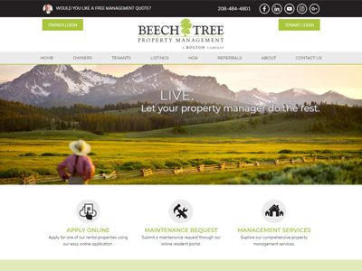 Beech Tree Management Screenshot