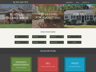 Joiner & Associates Realtors, Inc. Website Example
