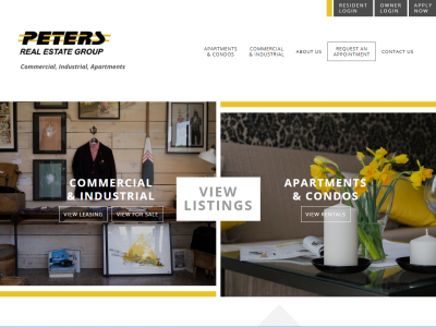 Peters Real Estate Group Website Example