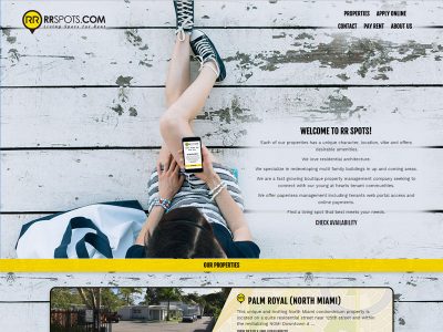 RR Spots Website Example