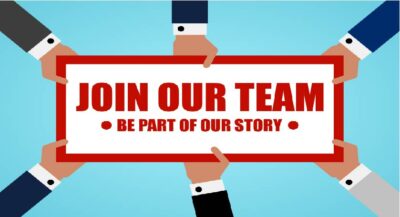 Join our team graphic