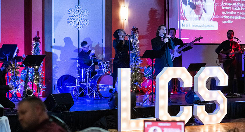 Band at LCS Holiday Party