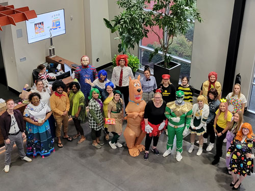 Wednesday Halloween Group Photo