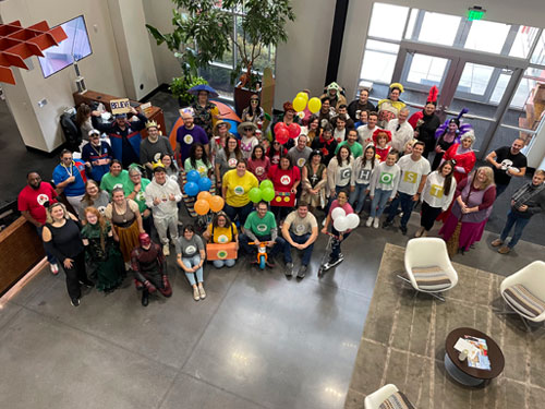 Tuesday Employee Halloween Group Photo