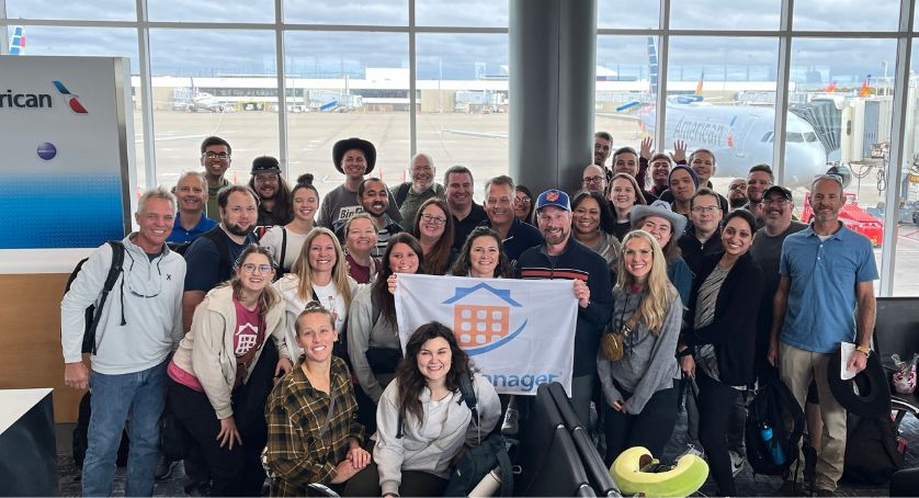 Employees at the Airport departing for RMUC.23