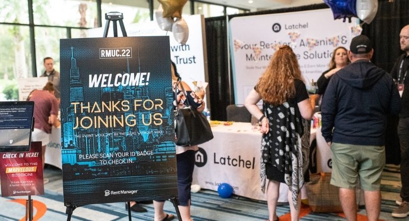 Attendees at a professional conference