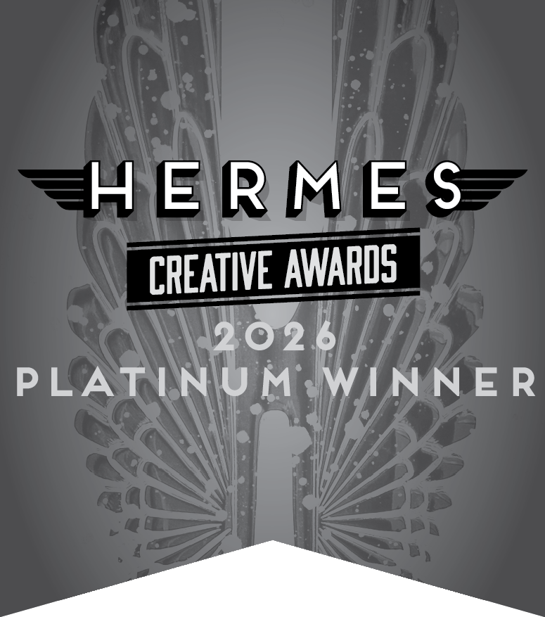 2026 Hermes Creative Award Logo Platinum Winner